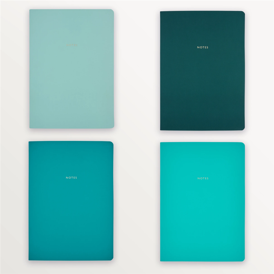 Episode Colourblock Uno Green Gamut 4'lü B5 Defter