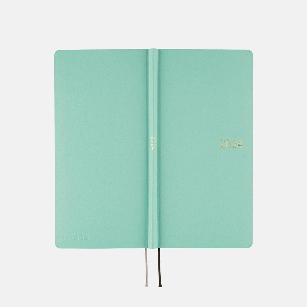 Hobonichi Techo Weeks Japanese Version 2024 Jan. Start Pale Blue-Green