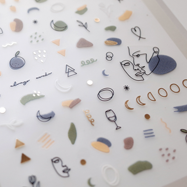 Suatelier Deco Sticker Nail Tırnak Deco Drawing 