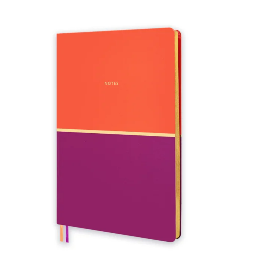 Episode Colourblock Duo Tangerine Cabernet XL Sert Kapak Defter