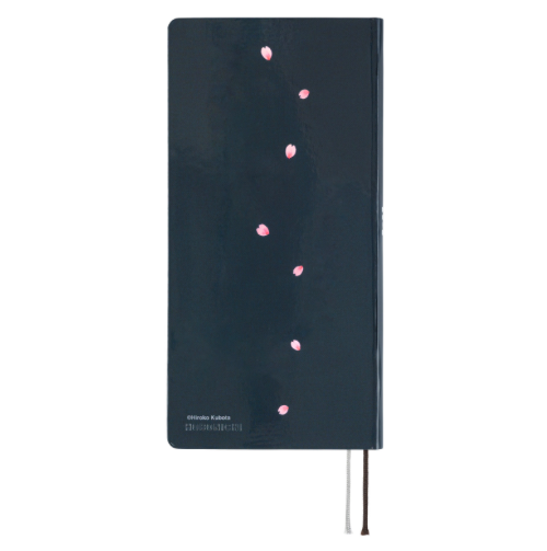 Hobonichi Techo Weeks 2025 Hiroko Kubota: Night Cherry Blossom Snow Globe Ajanda/Planner