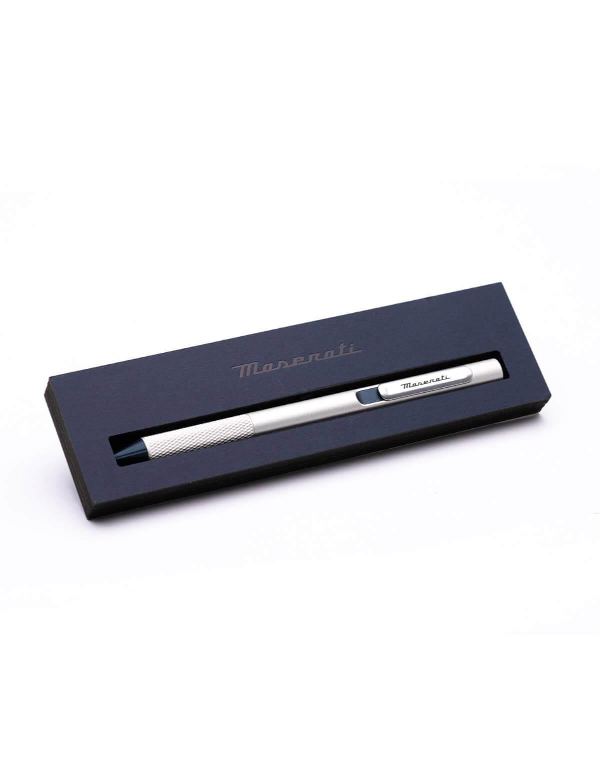 Pininfarina Maserati Collection Slider Tükenmez Kalem Silver Blue