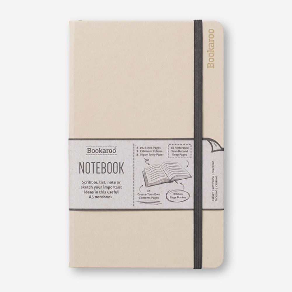 IF Bookaroo A5 Journal Çizgili Defter Cream