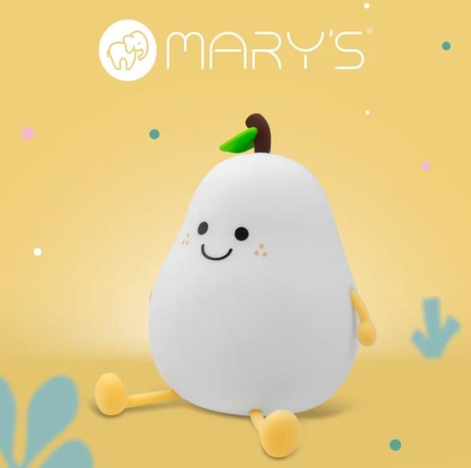 Mary's Pear Sarı Led Gece Lambası