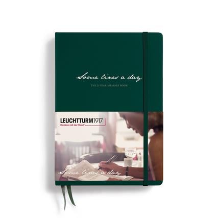 Leuchtturm1917 Some Lines A Day 5 Year Diary Defter Orman Yeşili 370346