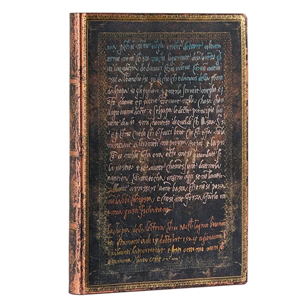 Paperblanks Michelangelo, Handwriting Sert Kapak 18x23 cm Çizgisiz Defter FB9635-1
