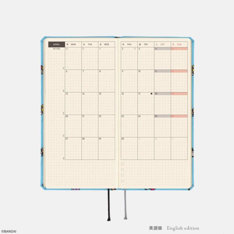 Hobonichi Techo Weeks Japanese Slim Schedule Book - 2026 Monday Start Tamagotchi
