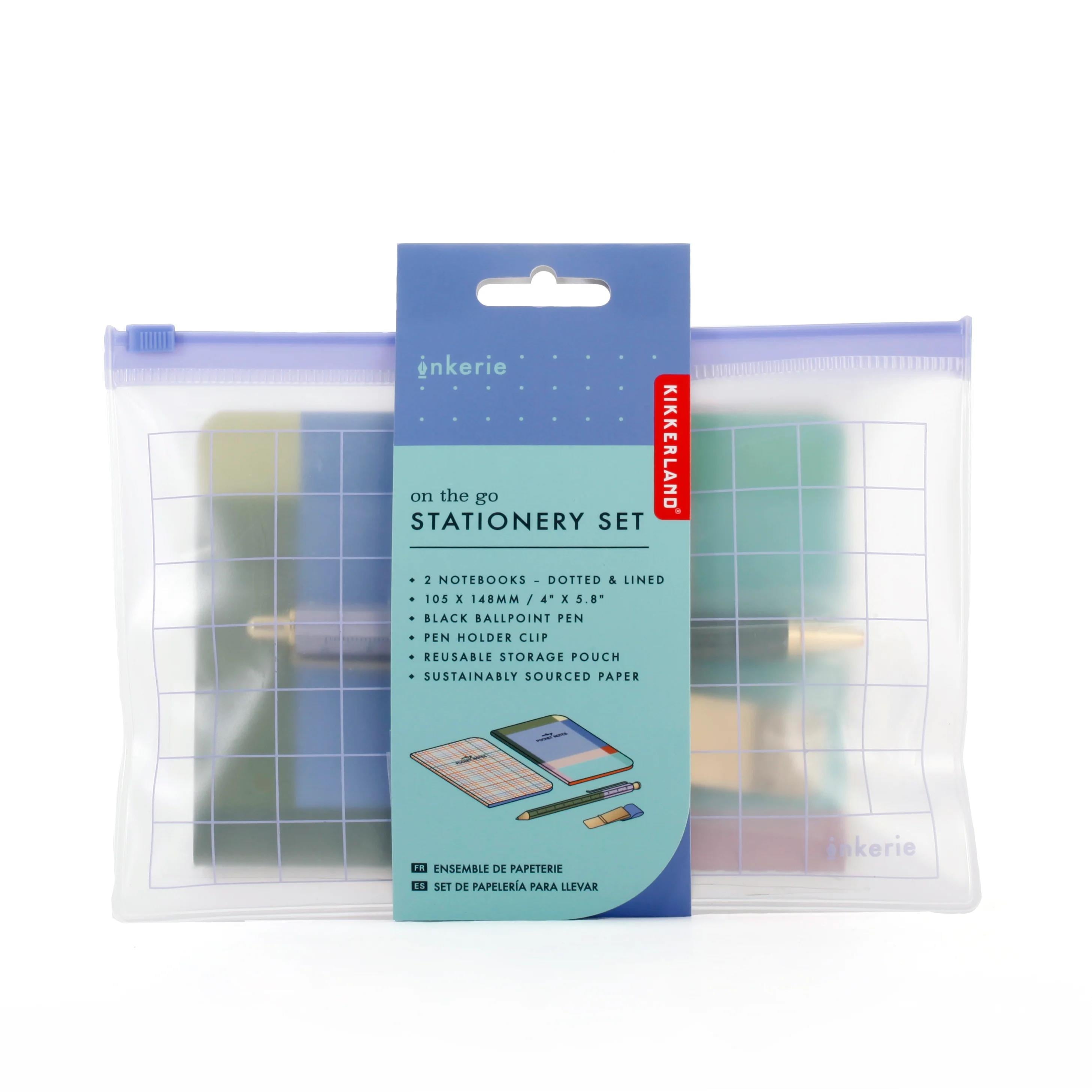 Kikkerland Inkerie On The Go Stationery Set Kırtasiye Seti