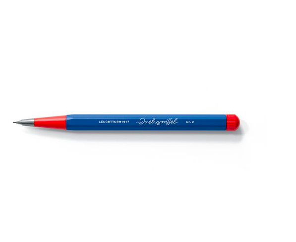 Leuchtturm 1917 x Bauhaus Drehgriffel Nr.2 Mekanik Uçlu Kalem Royal Blue/Red 371285