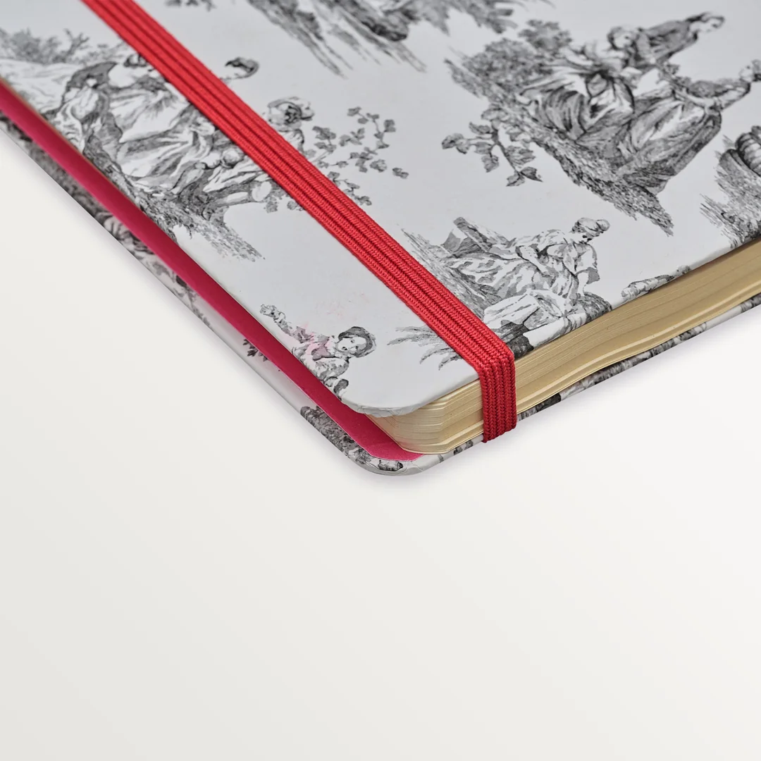 EPISODE TOILE MODERNE NOIR ET BLANC A5 WIRE-O NOTEBOOK