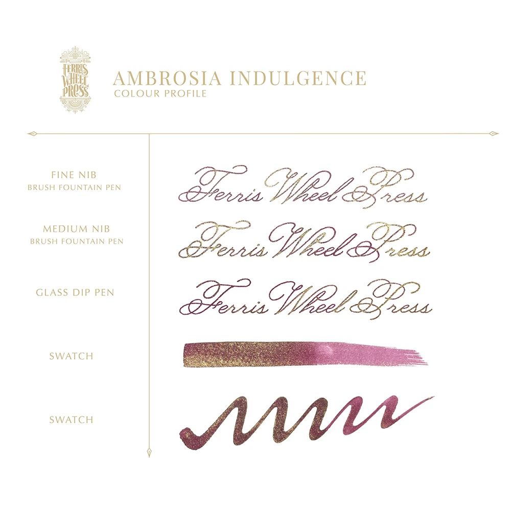 Ferris Wheel Press 20 ml Şişe Mürekkep Ambroisa Indulgence