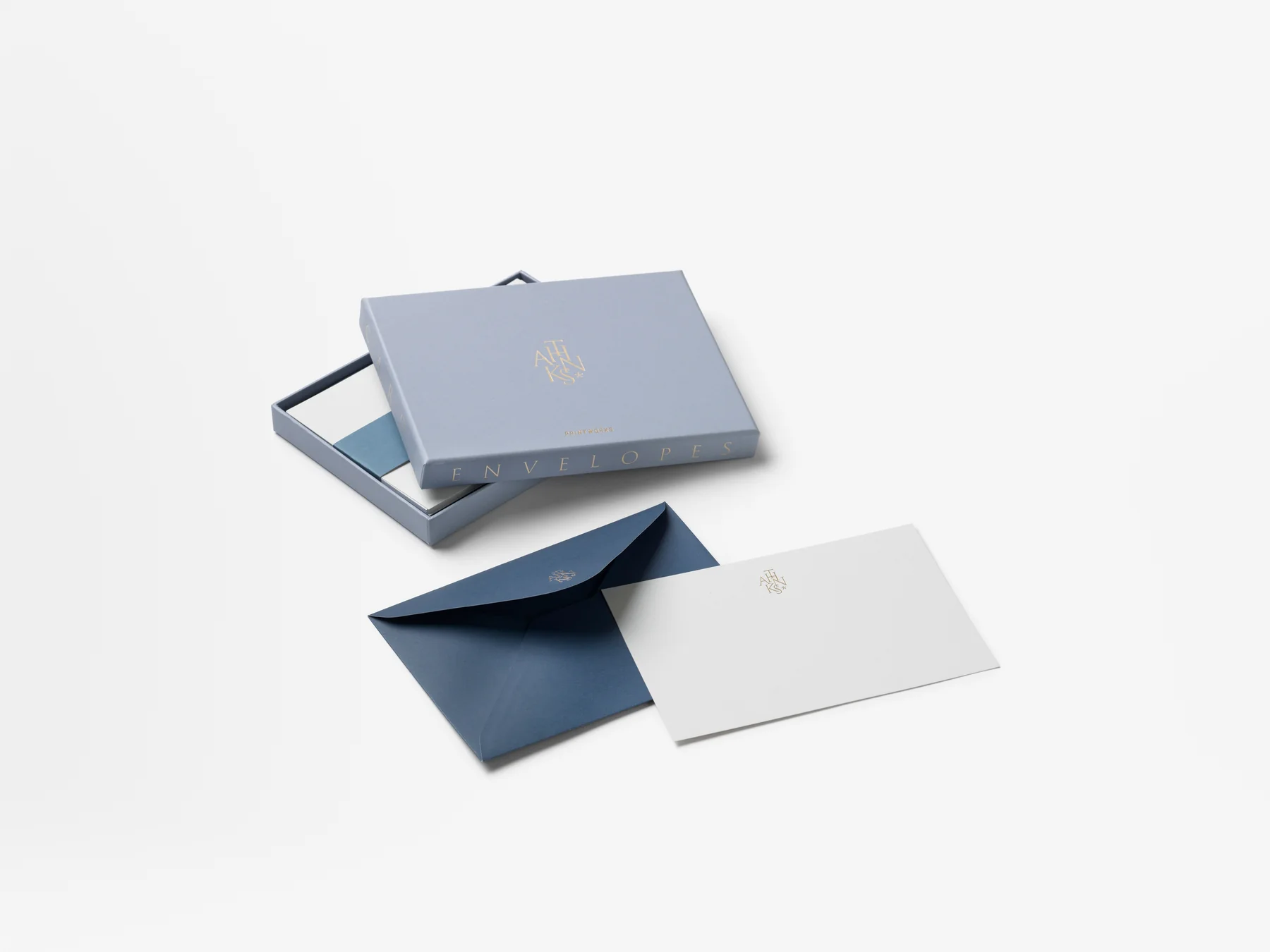 Printworks Zarf & Kart Seti - Thanks Blue