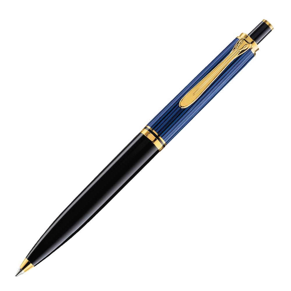 Pelikan K400 Tükenmez Kalem Sedefli Mavi Siyah 
