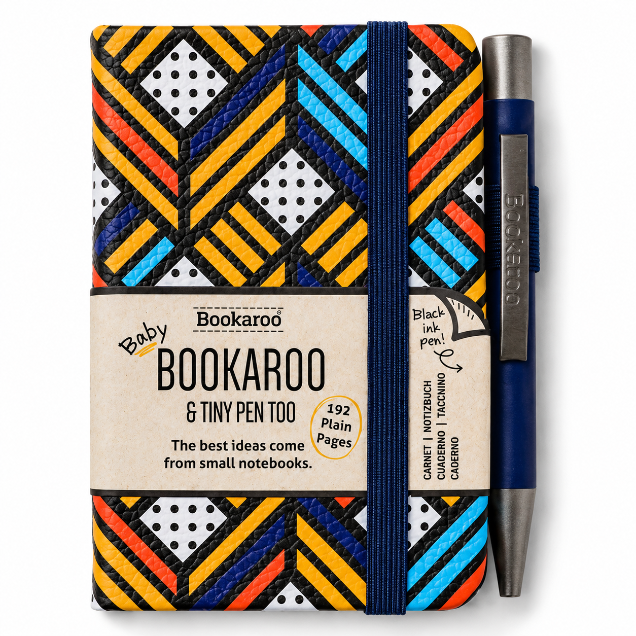 IF Bookaroo A7 Gece Mavisi Sarı Defter+Kalem Geo 38211