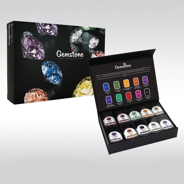 Monteverde Gemstone Ink Collection 10'lu Mürekkep Hediye Seti 