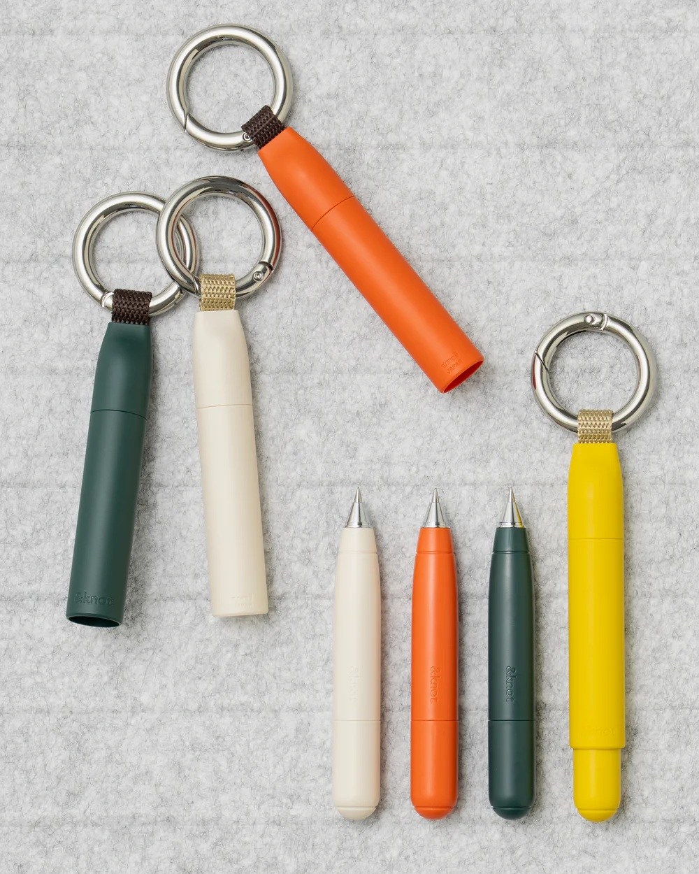 Uni ball & knot Çantaya Takılabilir Jetstream Tükenmez Kalem 0.5 mm Sedir Yeşili
