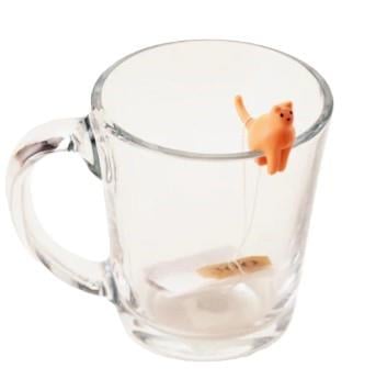 Kikkerland Cat Tea Bag Holders Poşet Çay Tutucu