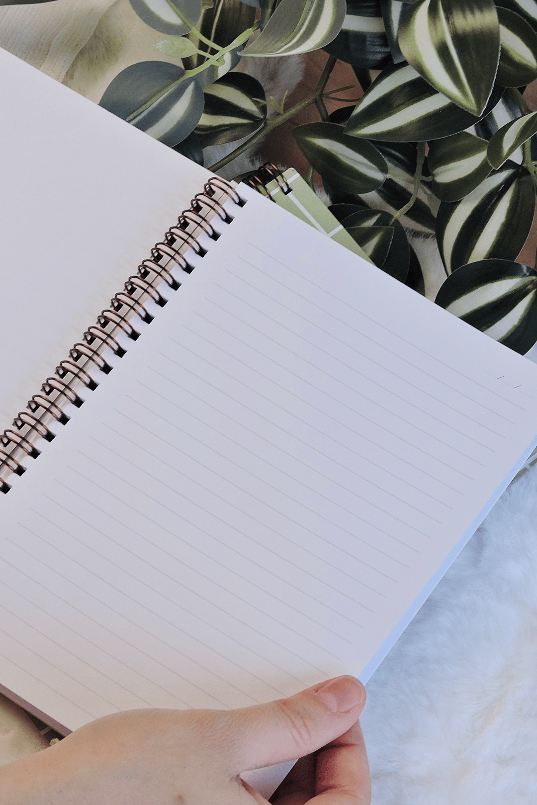 Nova Crafts Yaldızlı Spiralli Pembe Çizgili Defter