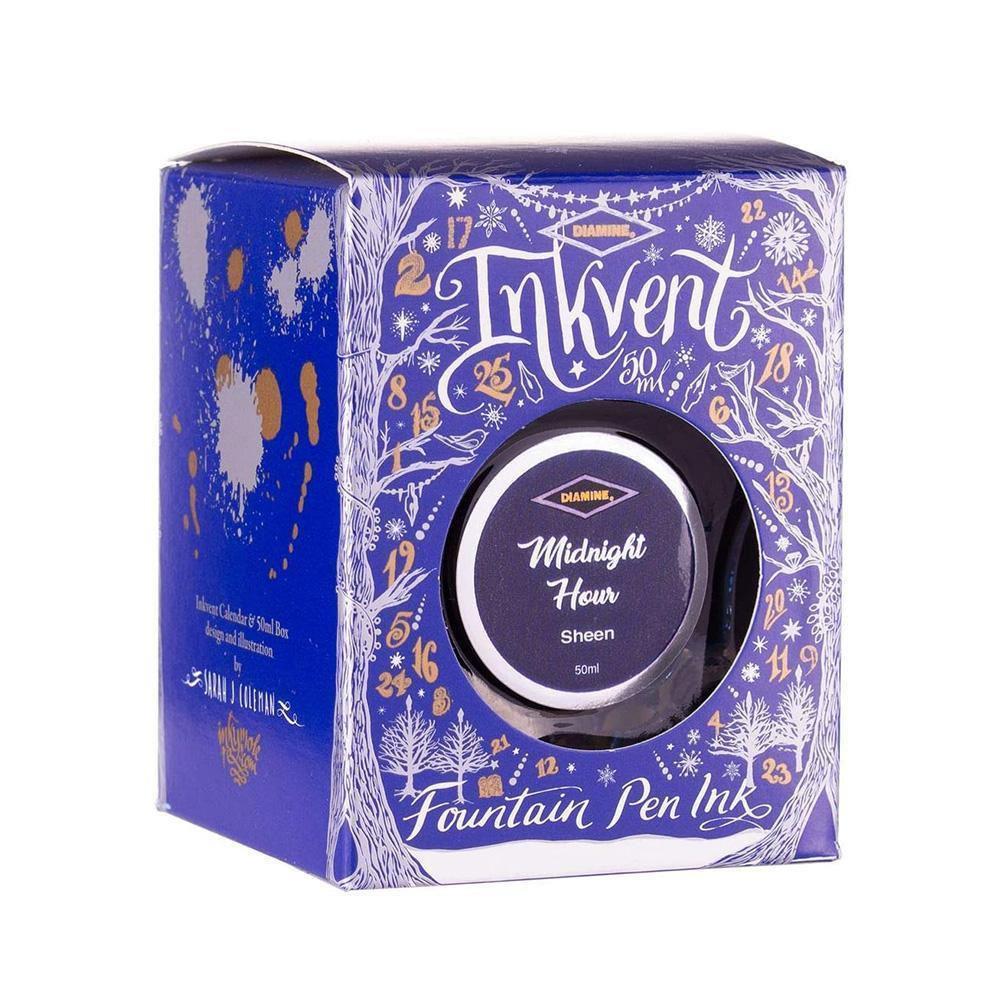 Diamine Inkvent Collection Sheen Mürekkep 50ml Midnight Hour