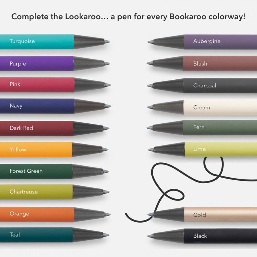 IF Bookaroo Yumuşak Dokulu Siyah Mürekkepli Tükenmez Kalem Teal