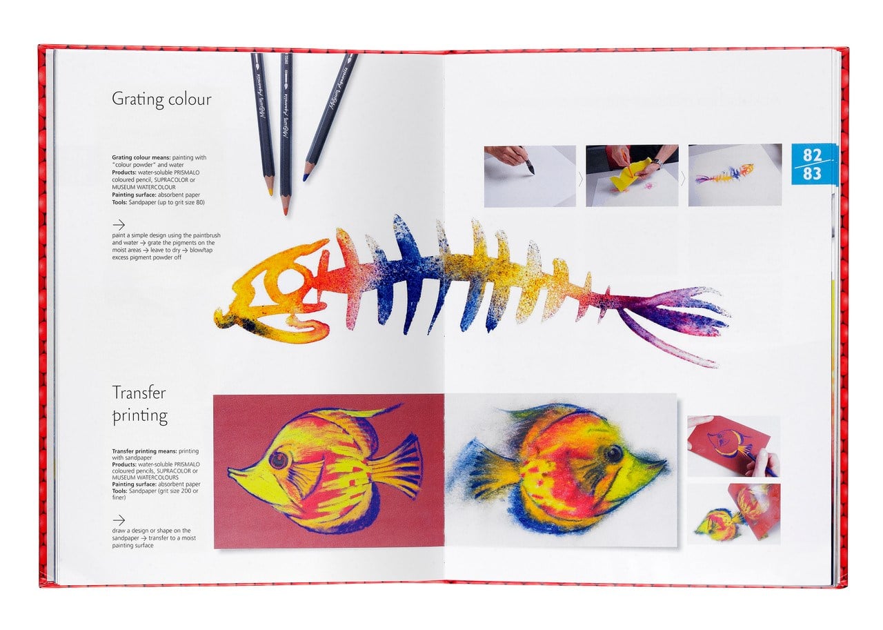 Caran d'Ache Atelier Uygulamalı Workshop Kitabı İngilizce 454-302