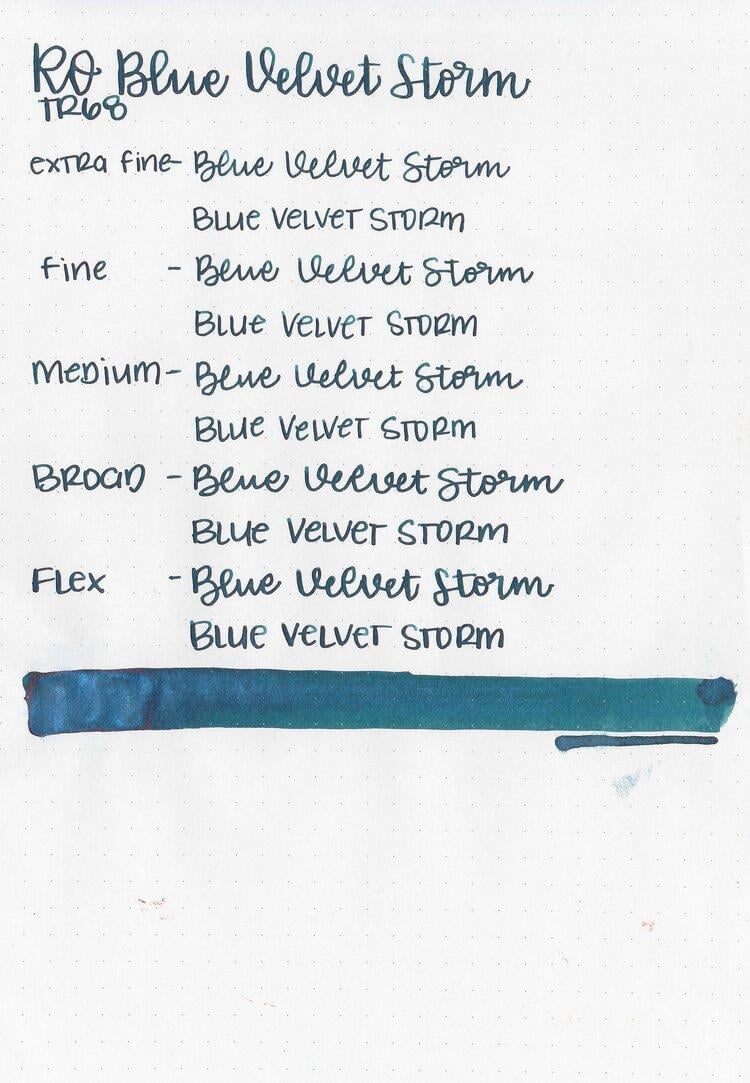 Robert Oster Shake N Shimmy Blue Velvet Storm Mürekkep