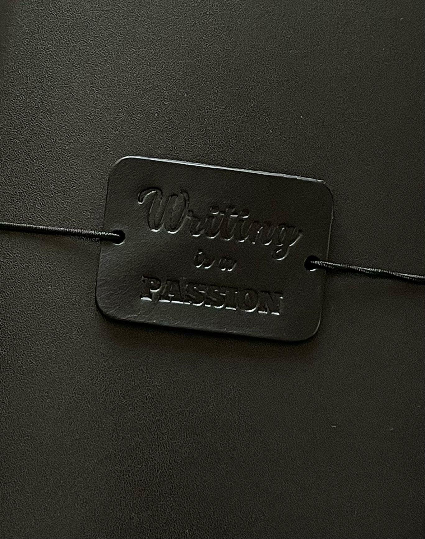 Aegean  Leather Deri Defter Lastiği Siyah