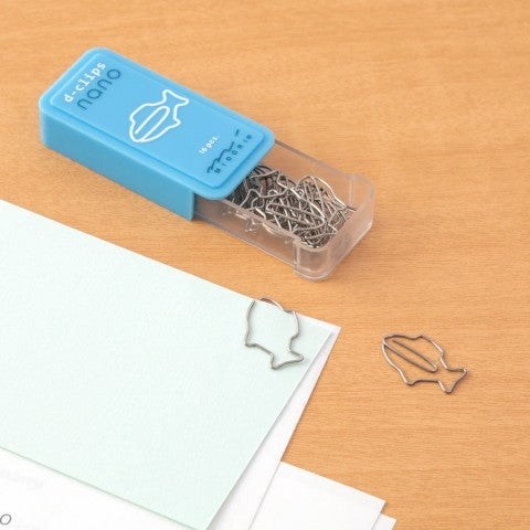 Midori D-Clips Nano Fish – Balık Figürlü Ataş 16'lı