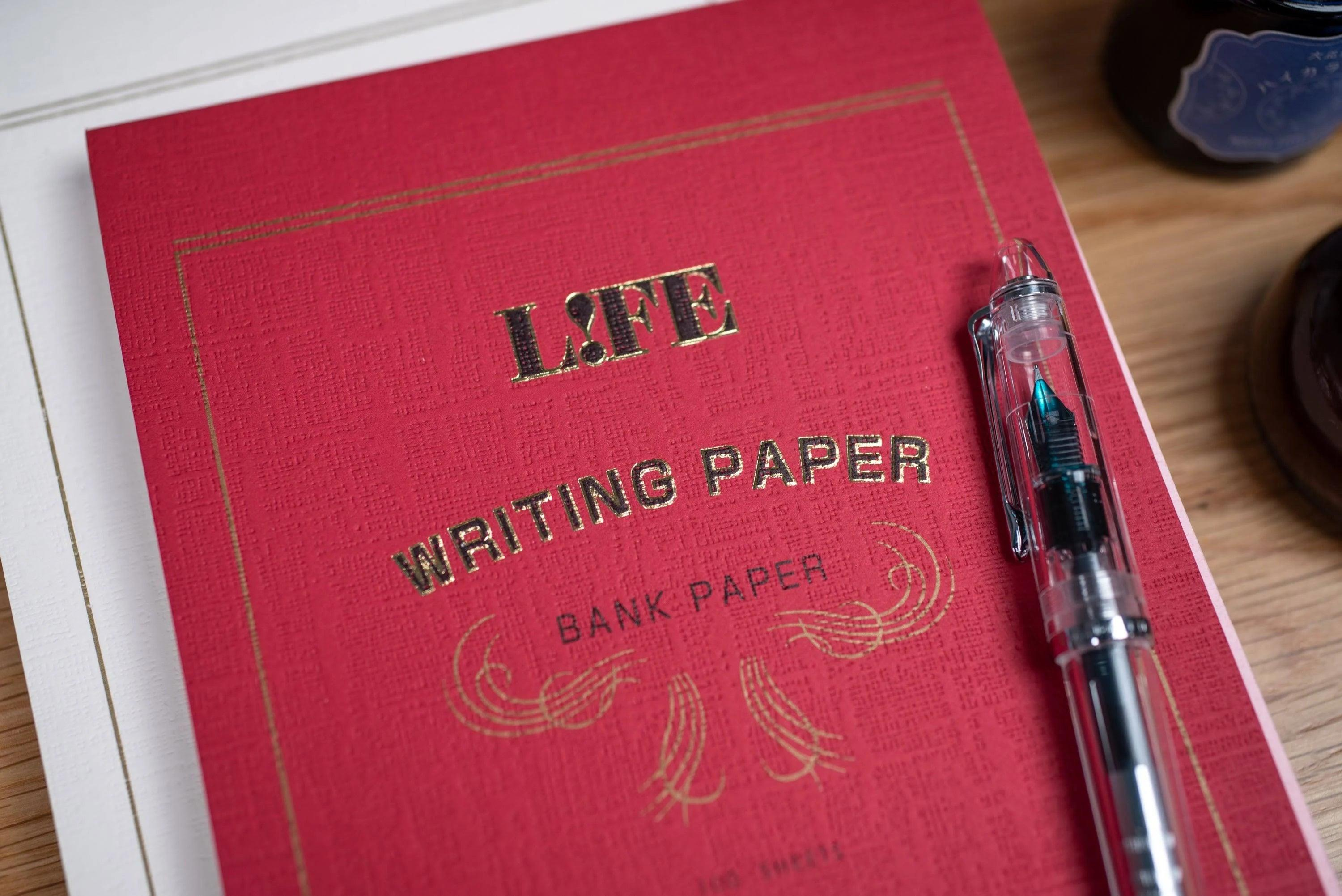 Life Bank Paper Çizgisiz Bloknot  A5 Kırmızı 100 Sayfa