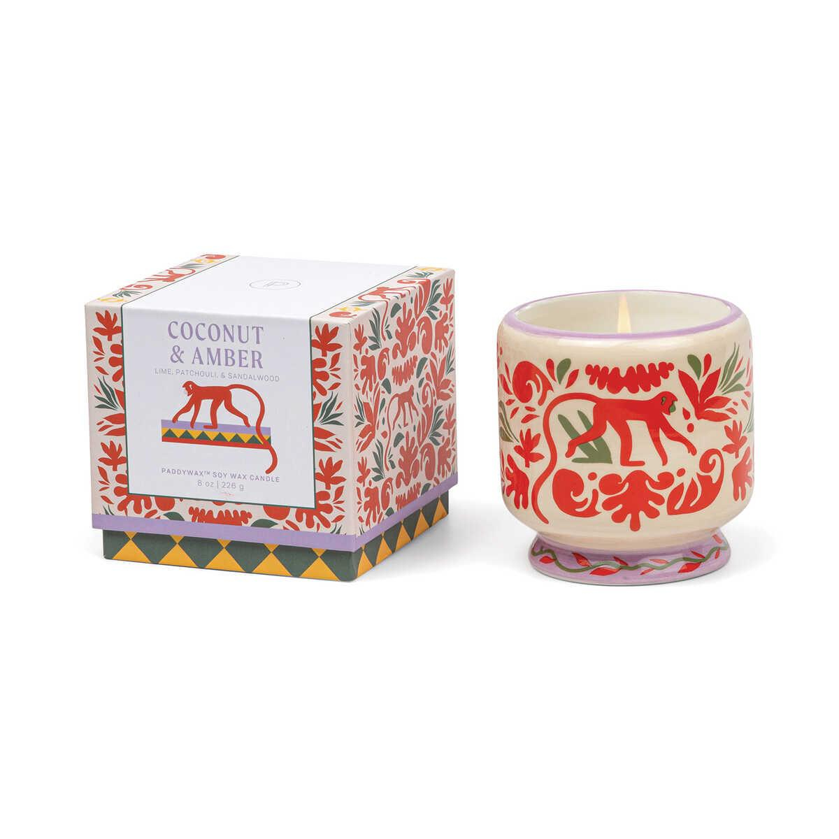 DesignWorks Ink A Dopo Luxury Artisan El Boyaması 226g Mum - Jungke - Coconut & Amber