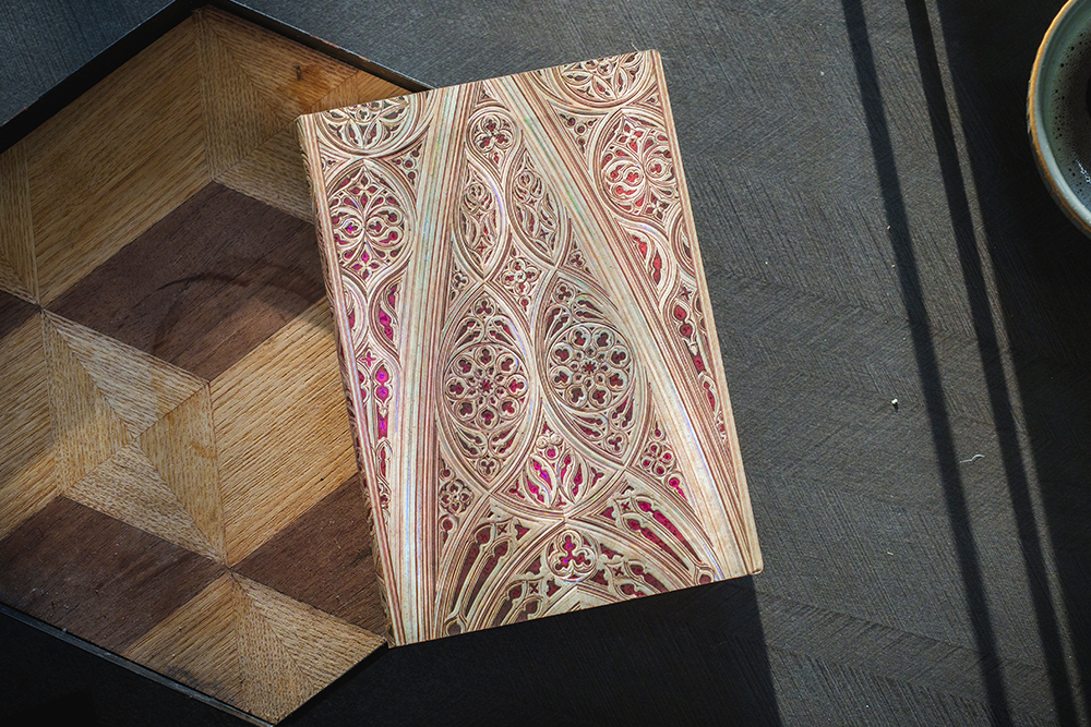 Paperblanks Vault of the Milan Cathedral (Burgundy) Sert Kapak 18x23 cm Çizgisiz Defter FB1544-5