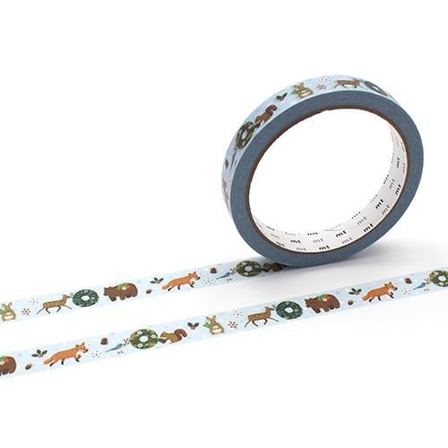 Kamo-i Masking Tape mt･largecore Making Animal Wreaths  15mm×25m