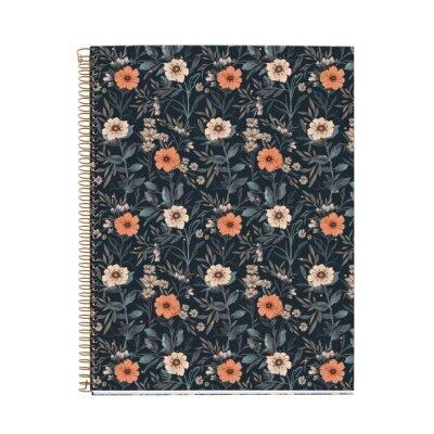 Miquelrius A4 70gsm 100 Yaprak Telli Çizgili British Bloom Defter