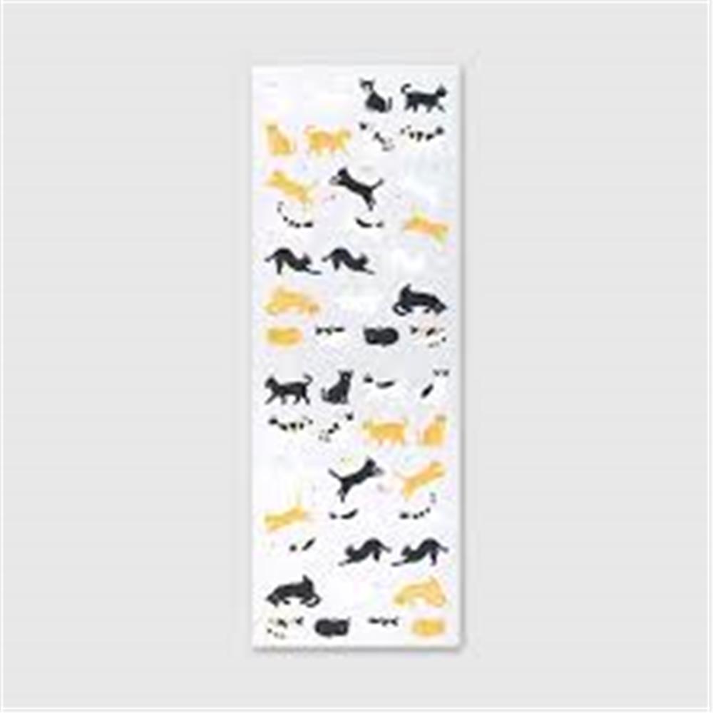 Midori sticker small cat pattern