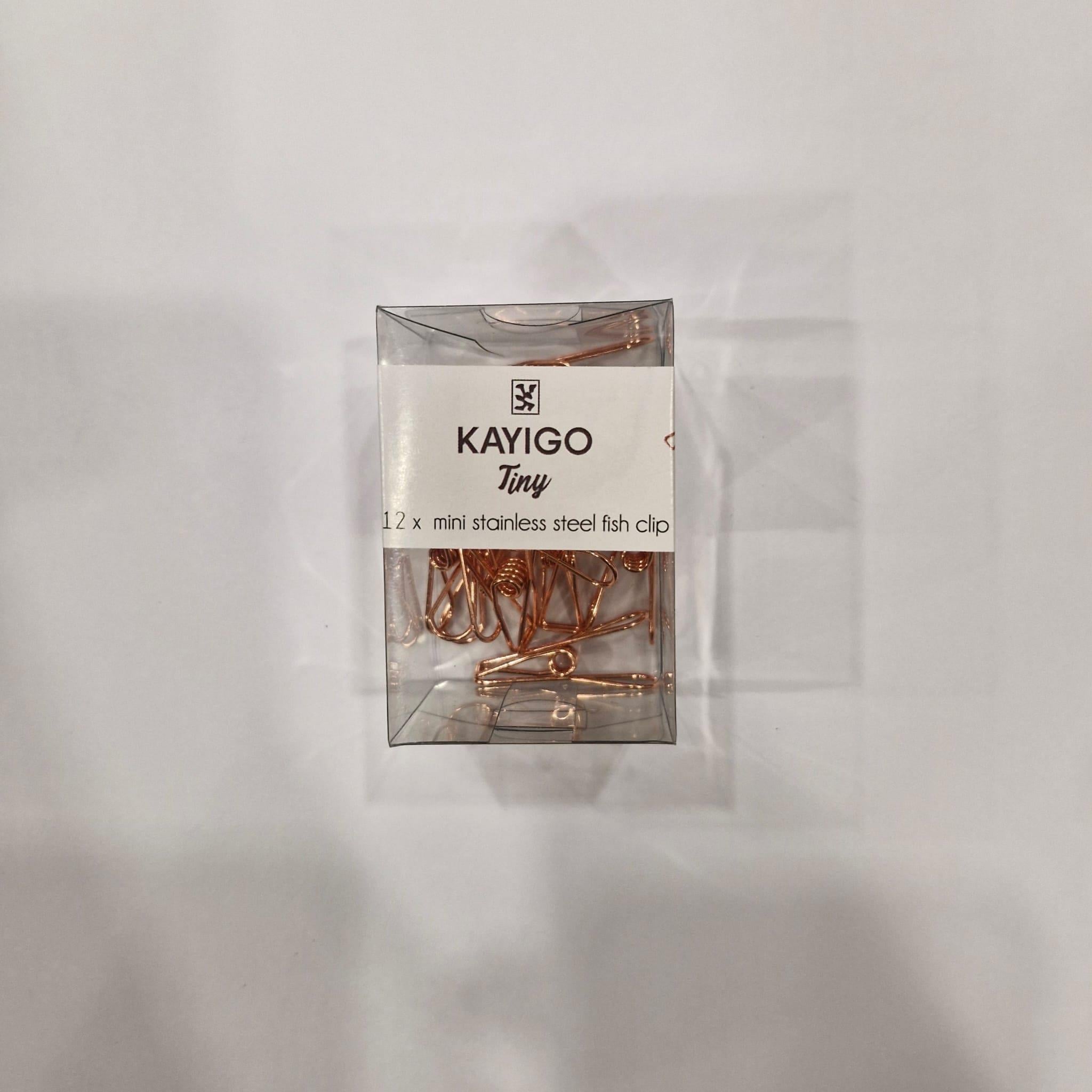 Kayigo Tiny Paslanmaz Çelik Mini Mandal Onikili Rose Gold
