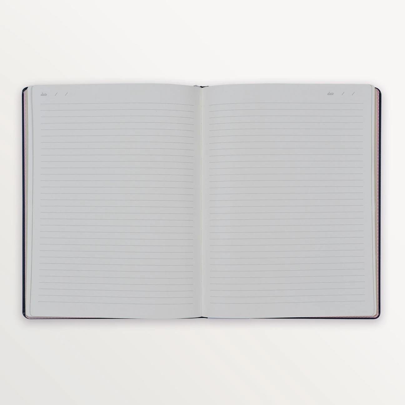 EPISODE NAVY FOLK EMBROIDERED XL NOTEBOOK