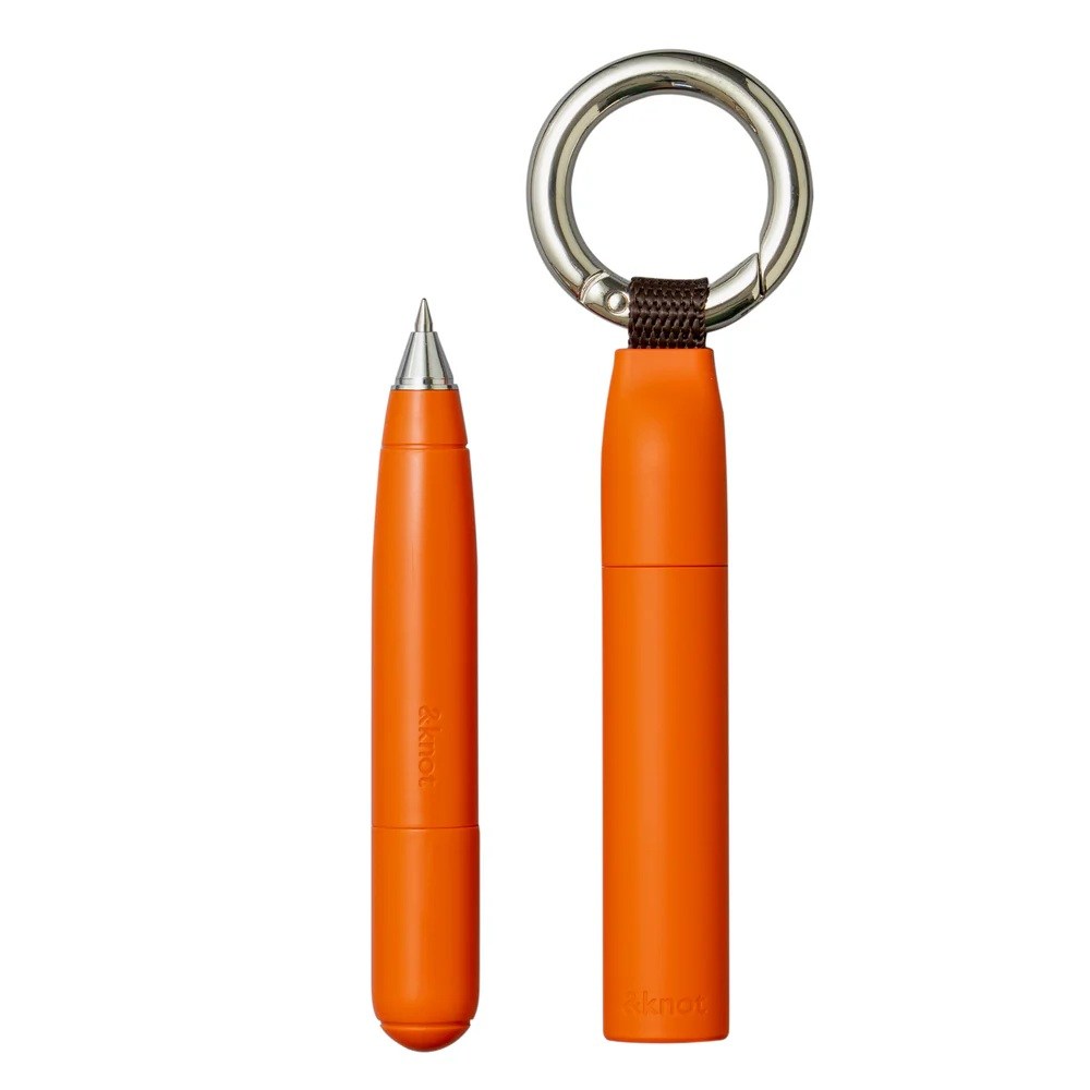 Uni ball & knot Çantaya Takılabilir Jetstream Tükenmez Kalem 0.5 mm Fener Turuncusu