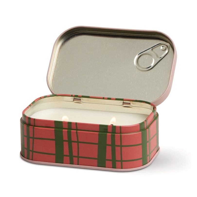 Paddywax Bistro Strawberry Printed Tin Candle - Rhubard & Fennel  127 gr Mum