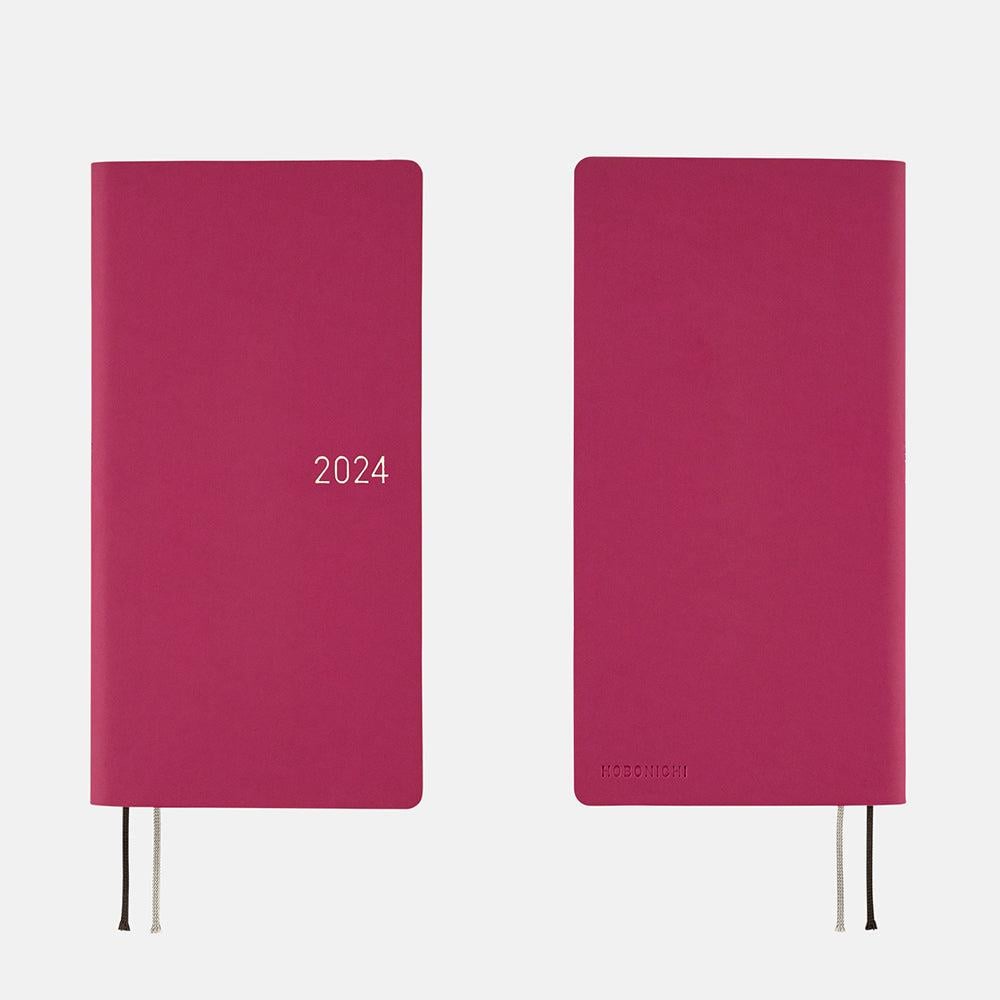 Hobonichi Techo Weeks Japanese Version 2024 Jan. Start Smooth Sangria