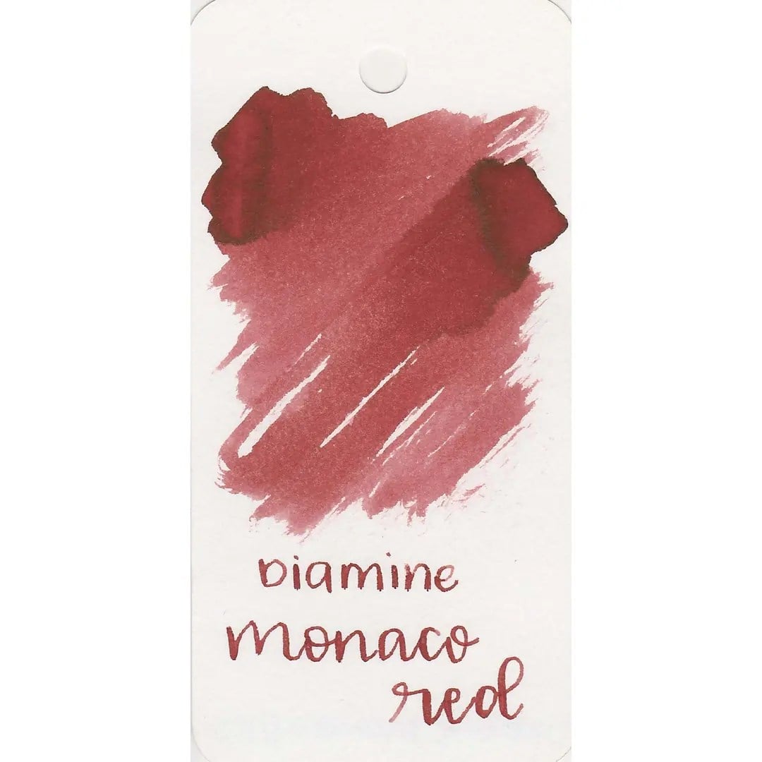 Diamine Mantar Kapak Cam Şişe 12'li Kartuş Seti Monaco Red