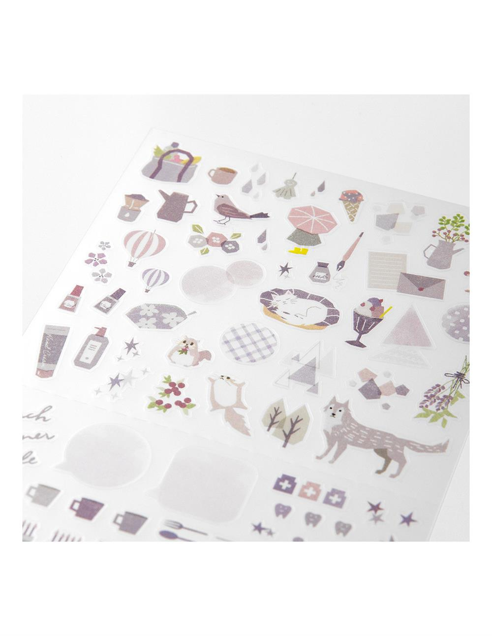 Midori sticker    color lavender