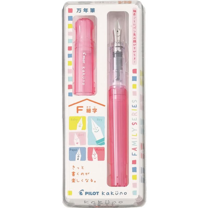 Pilot Kaküno Reçine Gövde Family Series Girl Şeffaf Pembe  F
