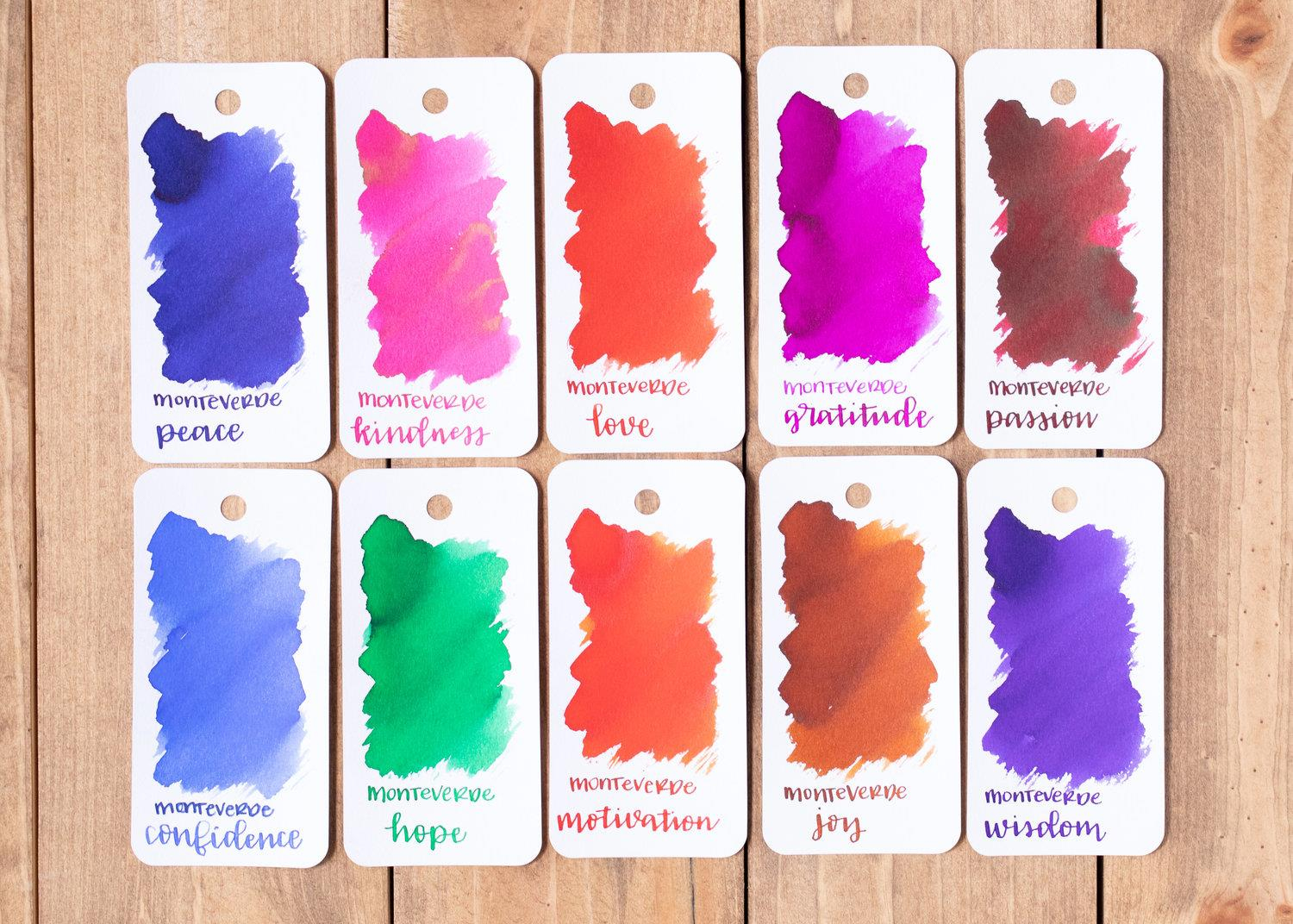 Monteverde Emotions Ink Collection 10'lu Mürekkep Hediye Seti 