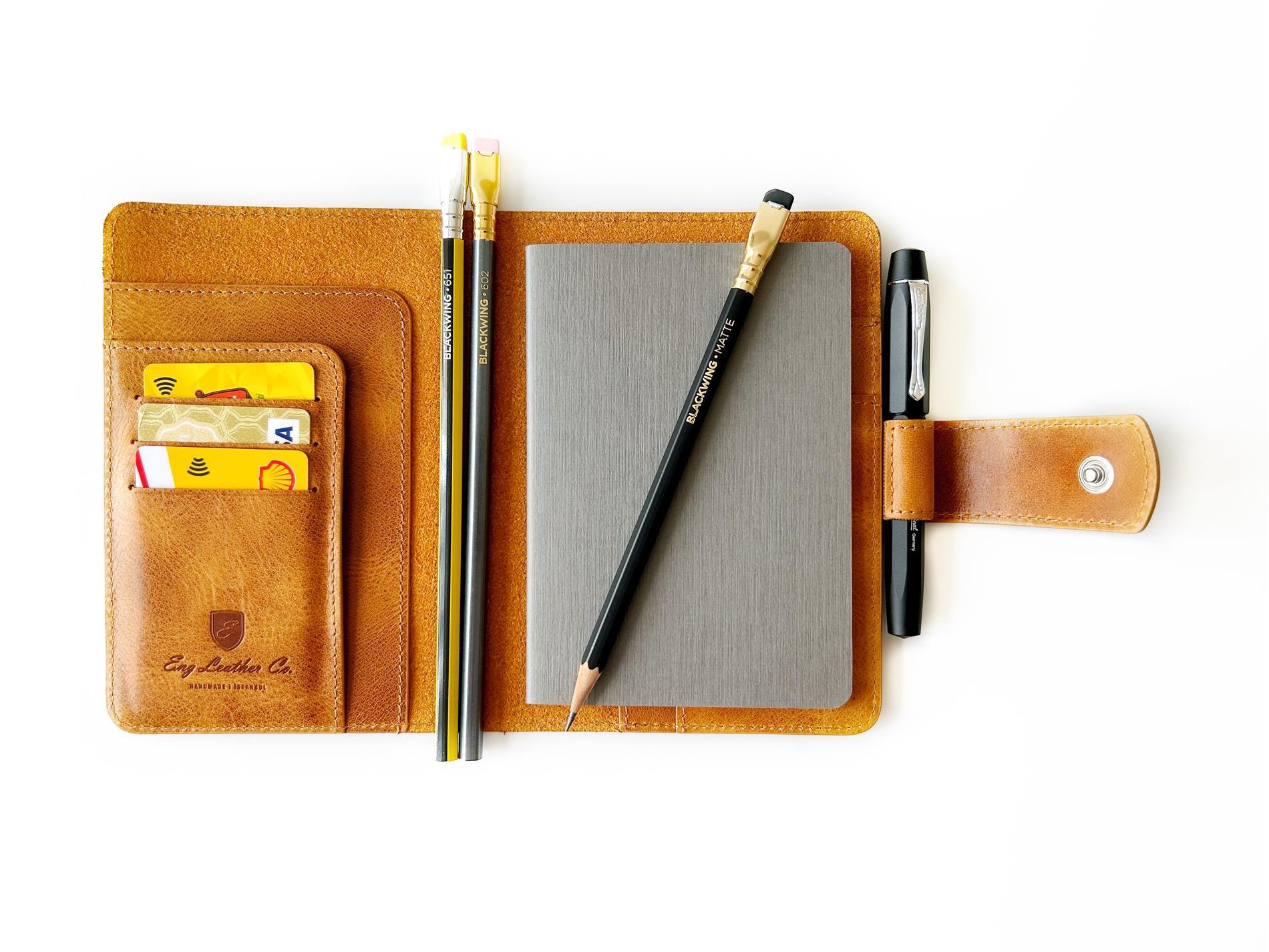 Eng Leather Colorado A6 Ebatlı Deri Defter Kılıfı ve Organizer