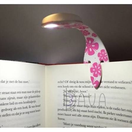 Flexilight Pink Flower - Esnek Okuma Lambası Pembe Çiçek