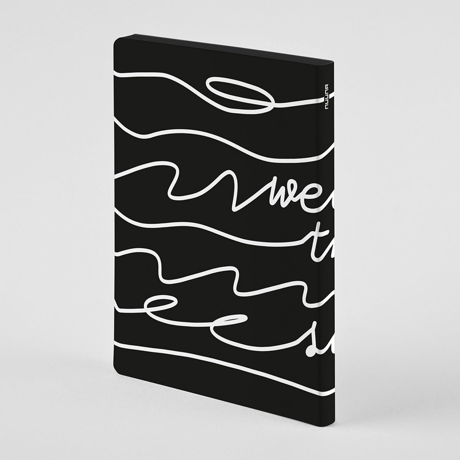 Nuuna Weekly Diary L Light 2024 - Flowing Days Noktalı Defter