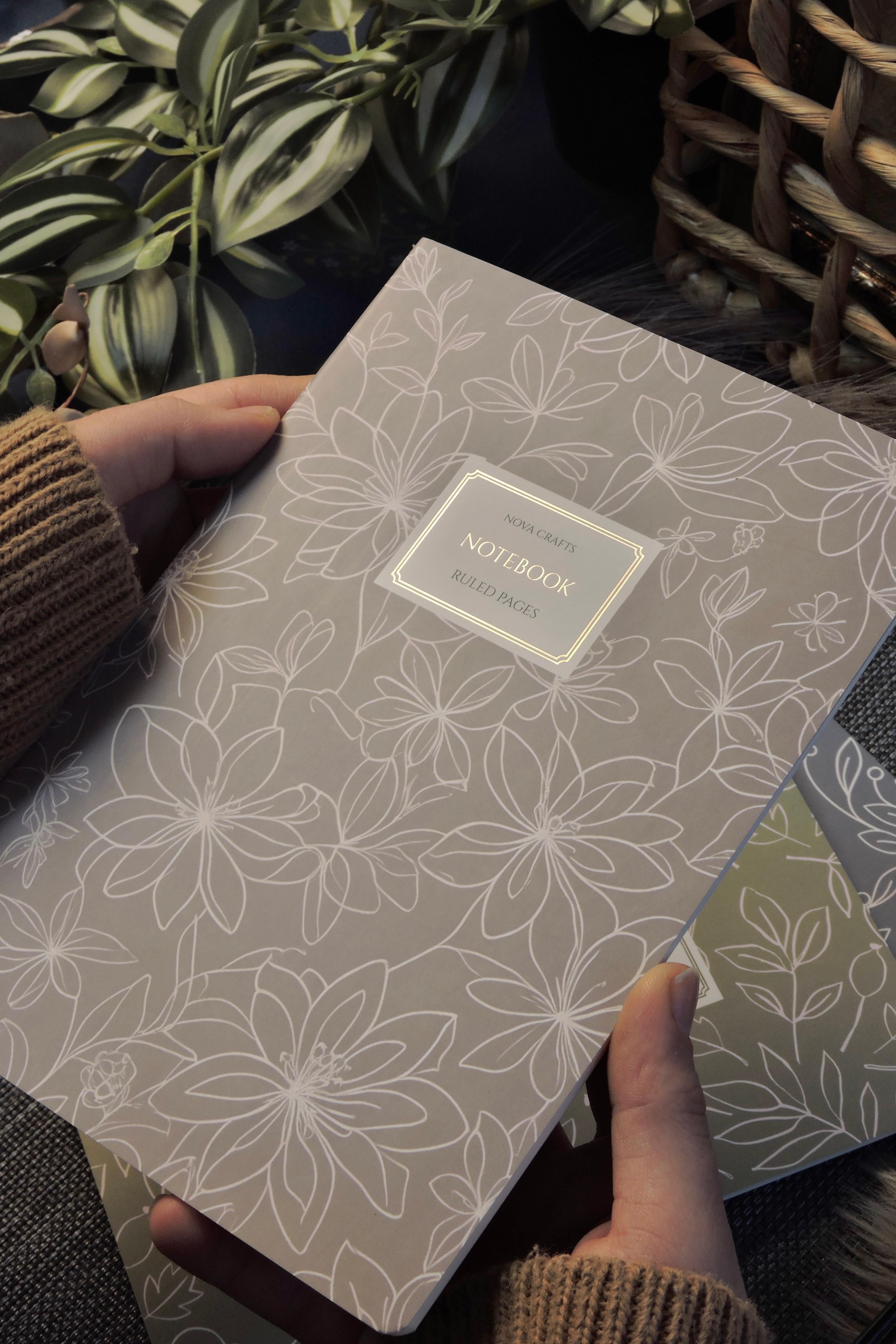 Nova Crafts Kuşe Kapak Terzi Dikiş Defter 14.5x21 cm. 80 sy. Ivory