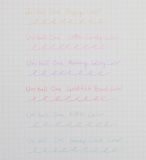 Uni-Ball One Limited Edition Set - Summer Yuru Matopoeia - 0.5mm Jel Kalem Seti