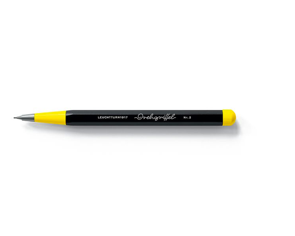Leuchtturm 1917 x Bauhaus Drehgriffel Nr.2 Mekanik Uçlu Kalem Black/Lemon 371288