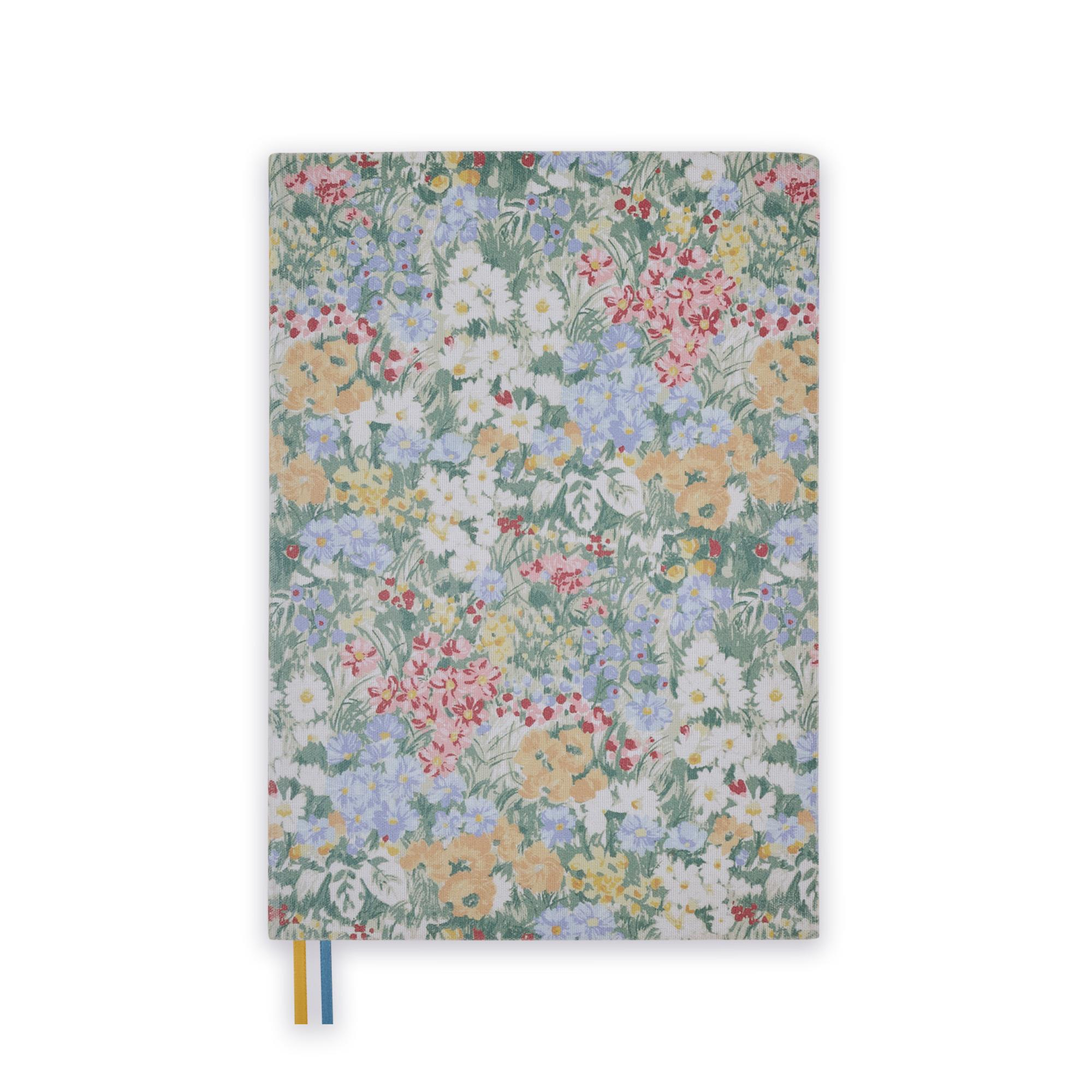 EPISODE CLASSIC FLORALS GERTRUDE'S GARDEN A5 FLEX LINEN NOTEBOOK